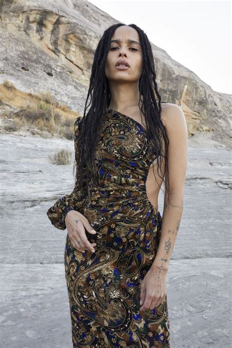 zoe kravitz ysl campaign.